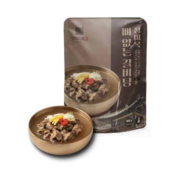 정미옥 뼈없는 갈비탕 세트구성 (3팩/6팩)